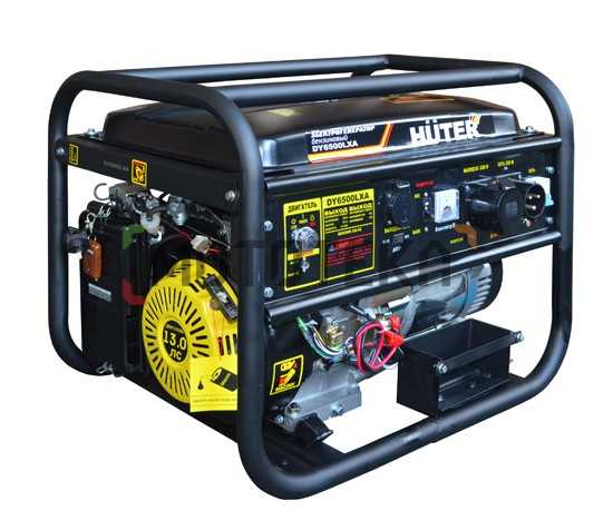 Электрогенератор бензиновый Huter (Хутер) DY6500LXA (с АВР)