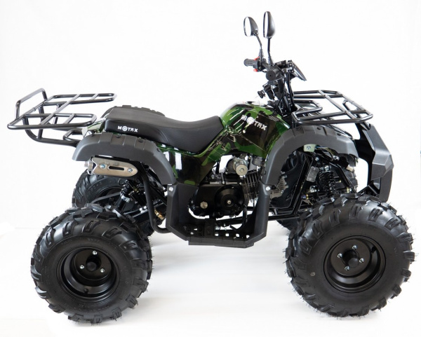 Квадроцикл детский Motax (Мотакс) ATV Grizlik - 8 125 чёрный/зелёный (машинокомплект) | Мототека